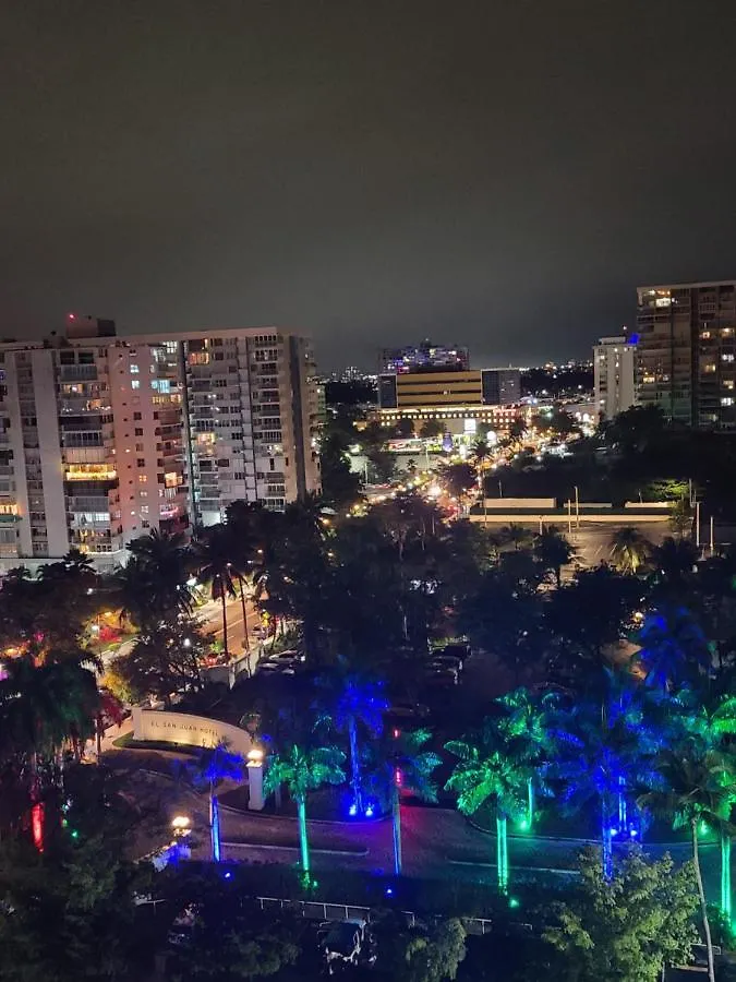 Beachfront Serenity: Remodeled Condo with City Views San Juan